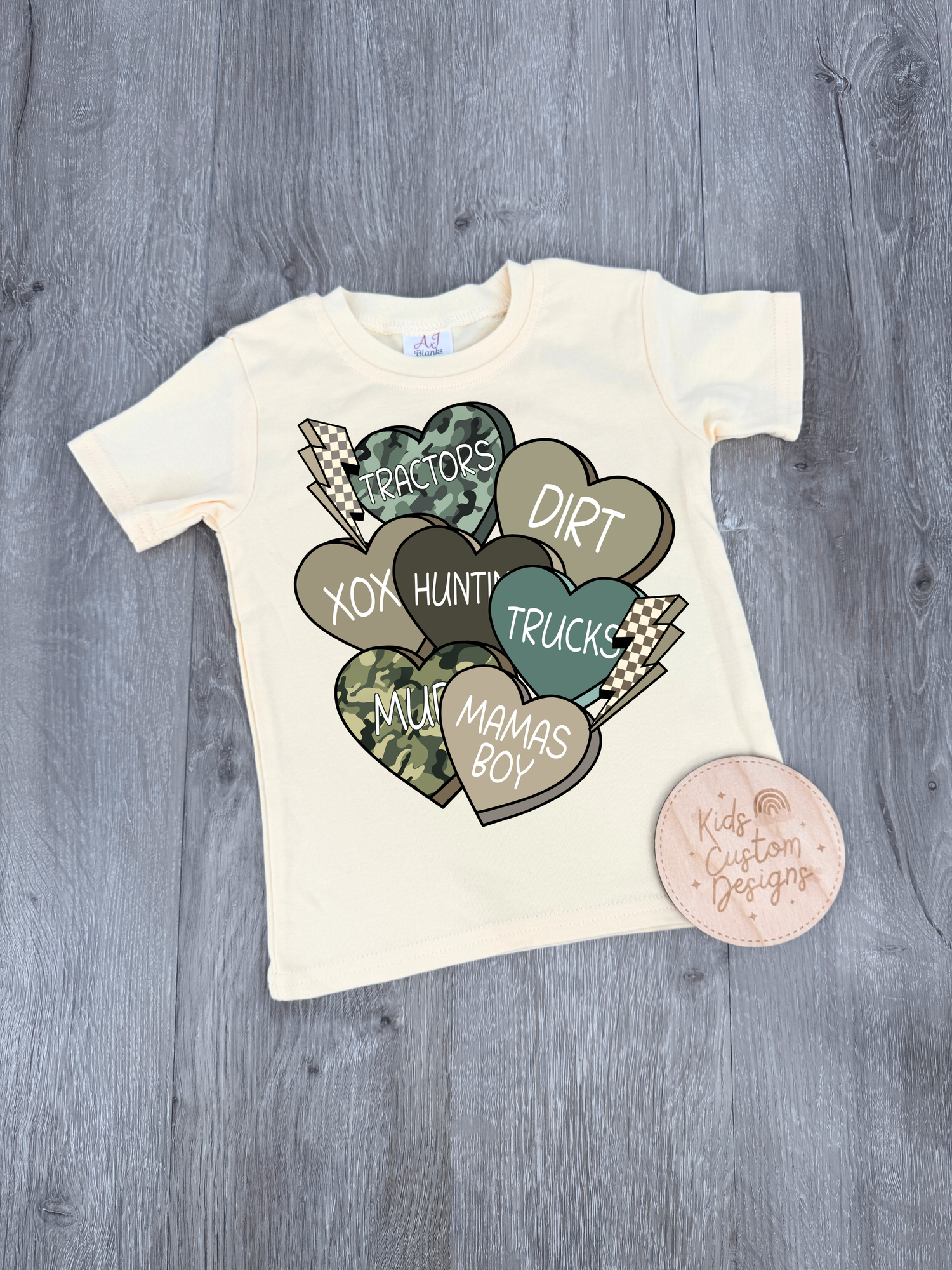 KIDS Boy Conversation Hearst Valentine DTF TRANSFER