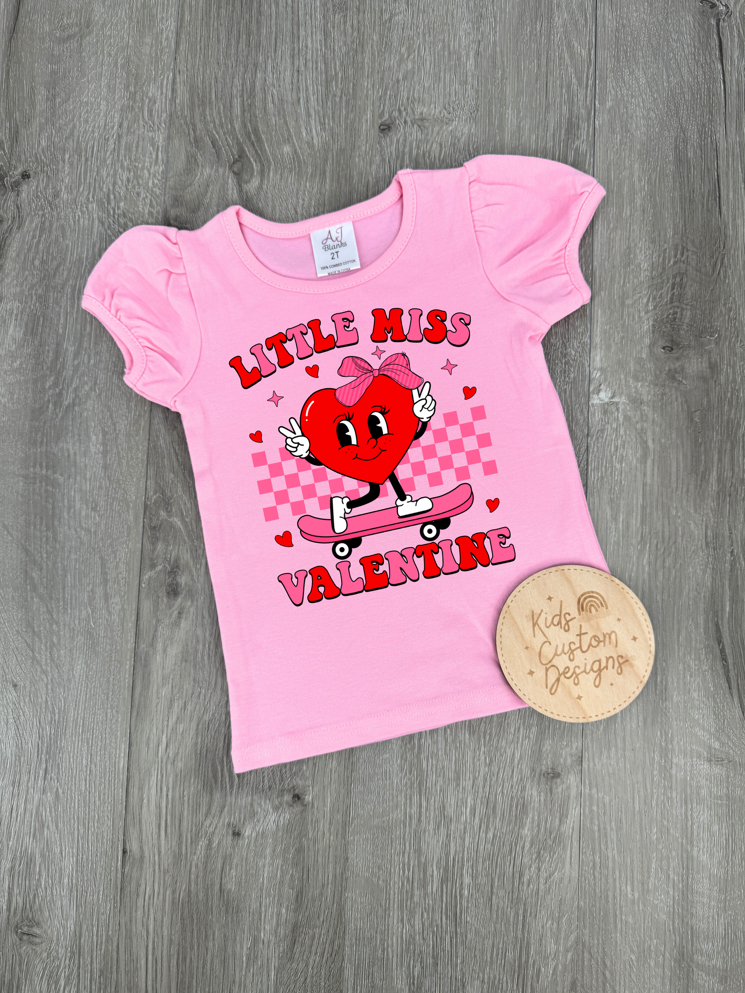 KIDS Little Miss Valentine DTF TRANSFER