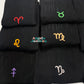 Zodiac 3D Embroidered Crewneck Sweatshirt
