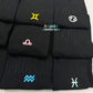 Zodiac 3D Embroidered Crewneck Sweatshirt